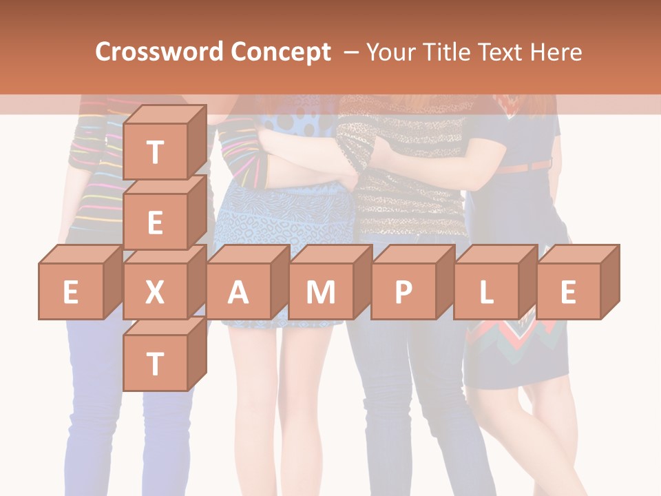 White Back Isolated PowerPoint Template