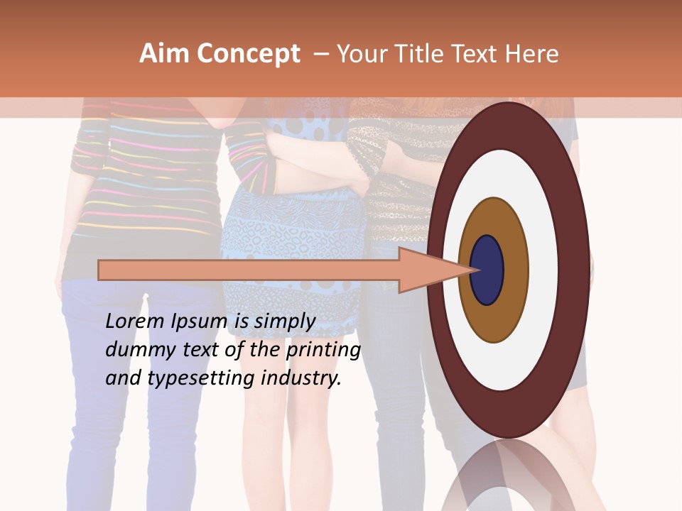 White Back Isolated PowerPoint Template