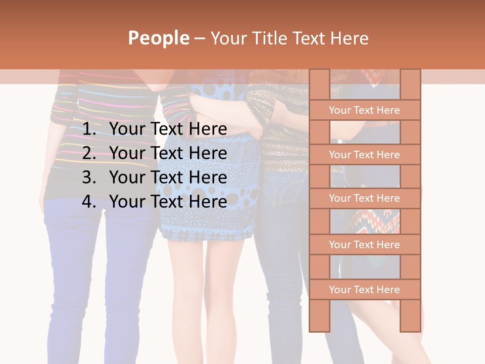 White Back Isolated PowerPoint Template