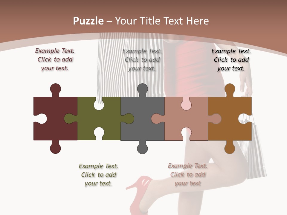 Face Sale Enjoyment PowerPoint Template