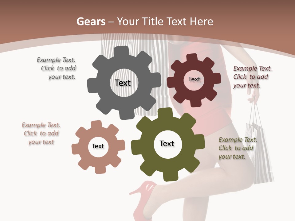 Face Sale Enjoyment PowerPoint Template