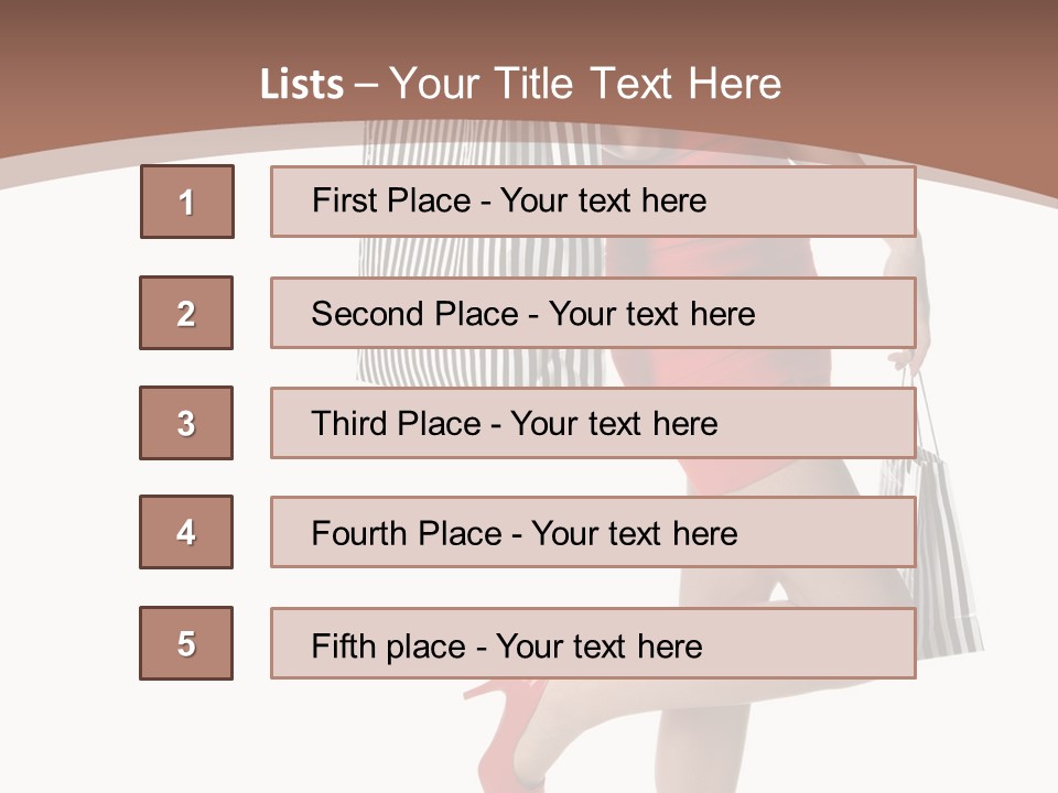 Face Sale Enjoyment PowerPoint Template