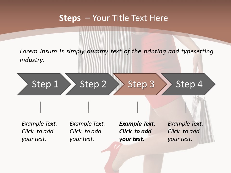 Face Sale Enjoyment PowerPoint Template
