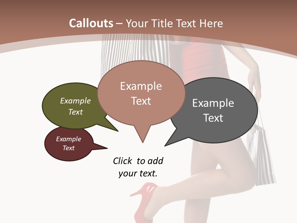 Face Sale Enjoyment PowerPoint Template