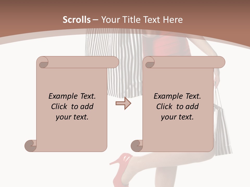 Face Sale Enjoyment PowerPoint Template