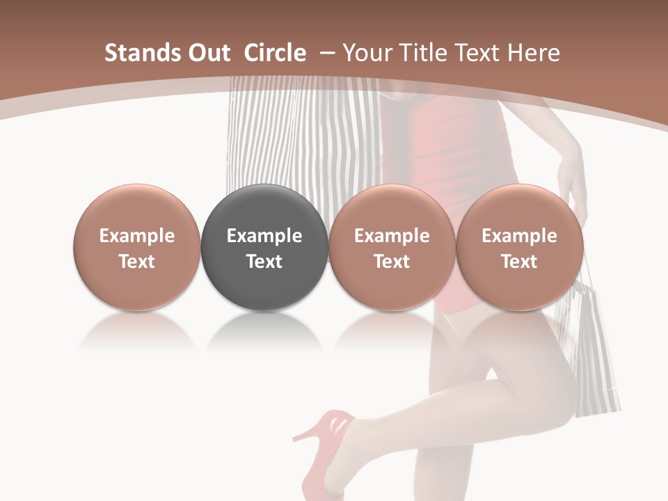 Face Sale Enjoyment PowerPoint Template