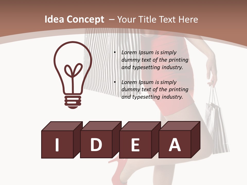 Face Sale Enjoyment PowerPoint Template