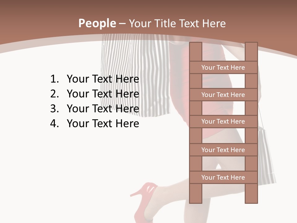 Face Sale Enjoyment PowerPoint Template