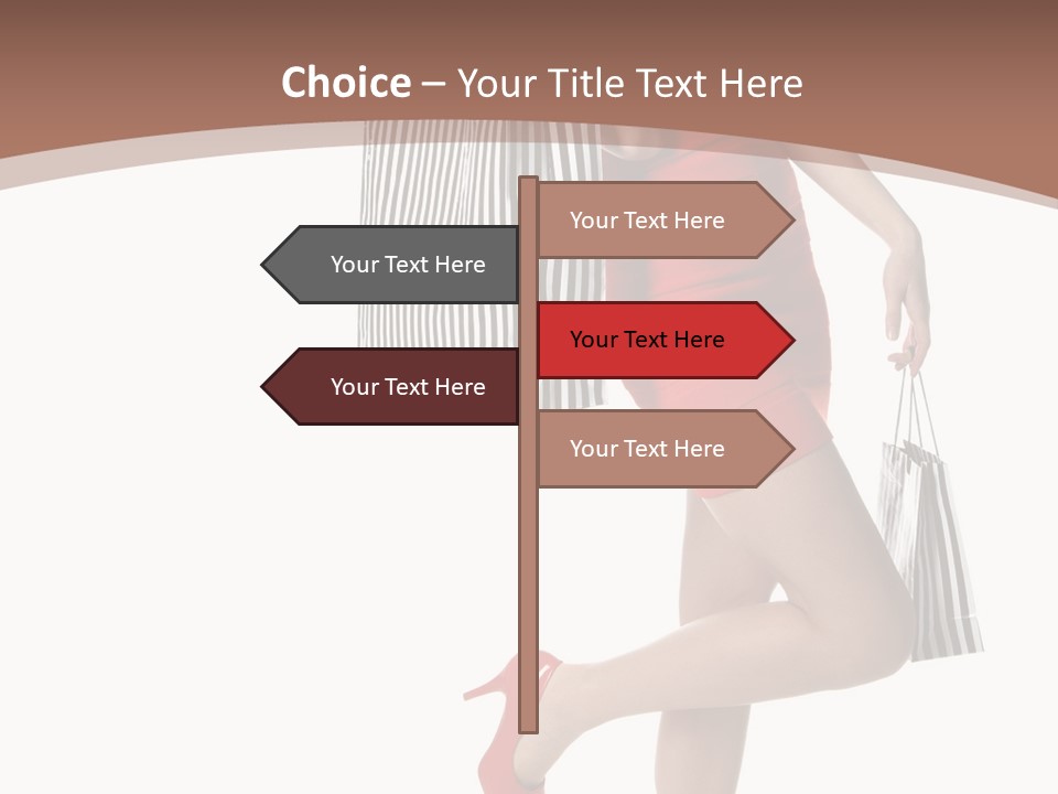 Face Sale Enjoyment PowerPoint Template