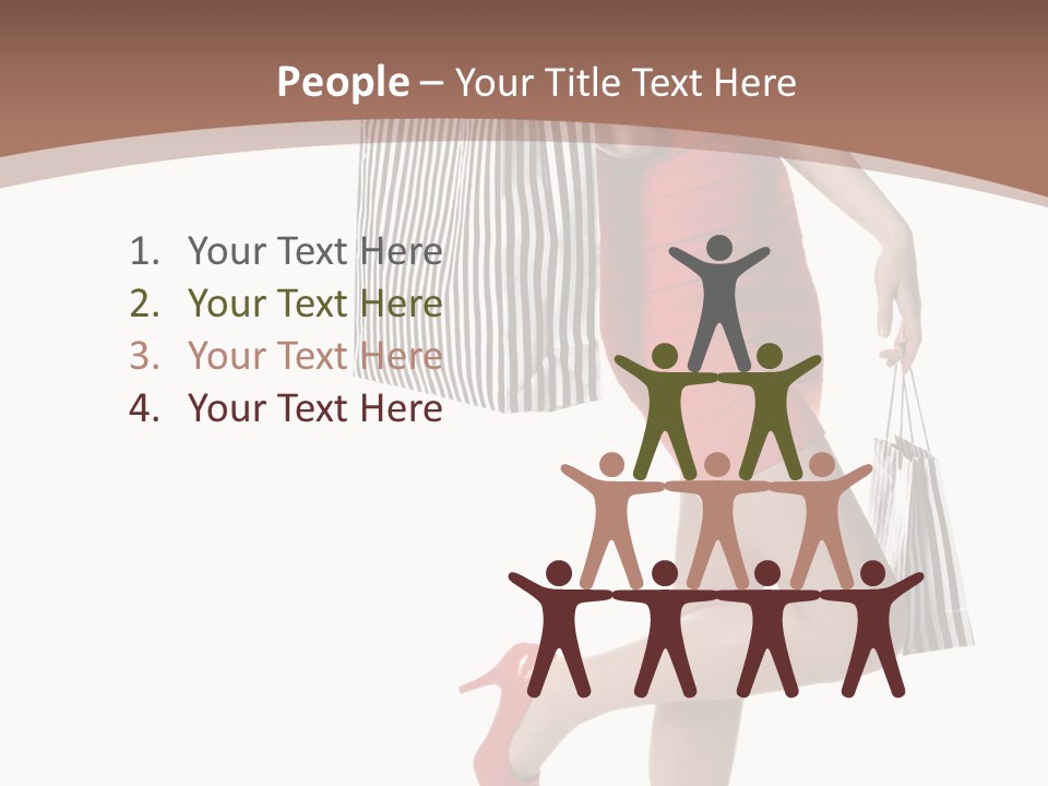 Face Sale Enjoyment PowerPoint Template