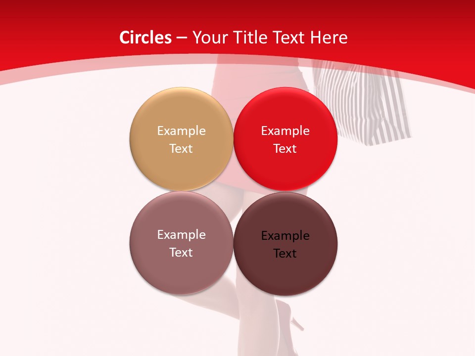 White Caucasian Attractive PowerPoint Template