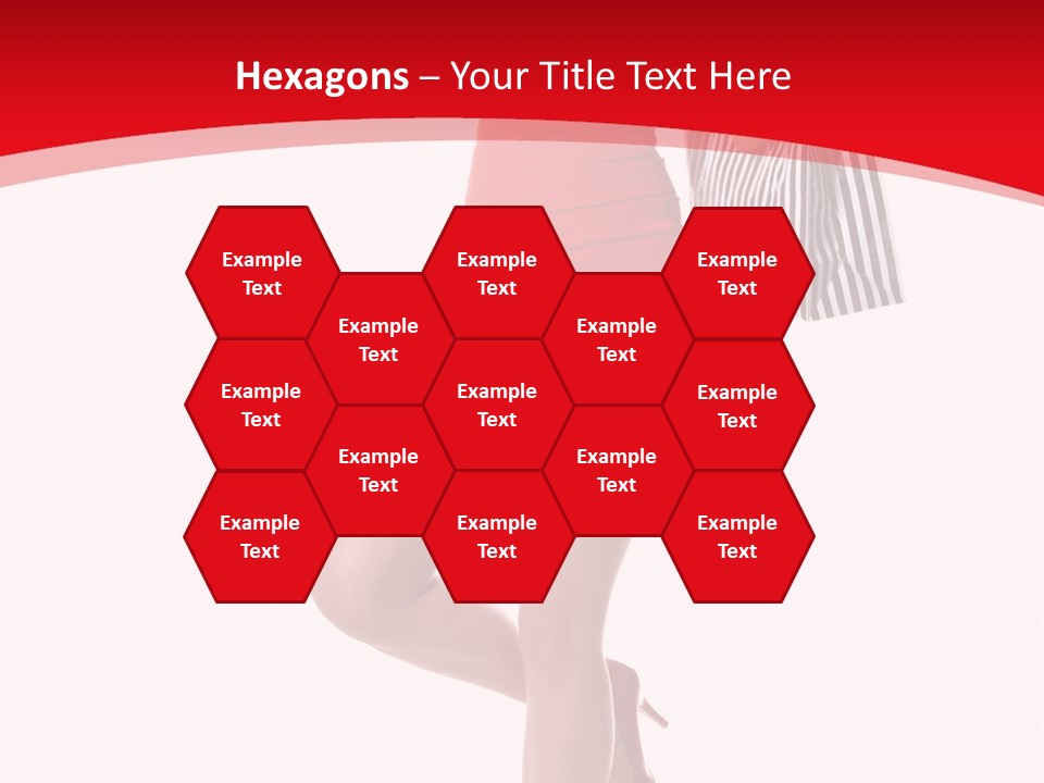 White Caucasian Attractive PowerPoint Template