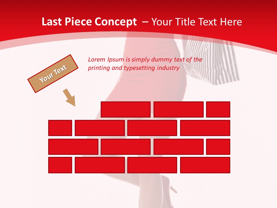 White Caucasian Attractive PowerPoint Template