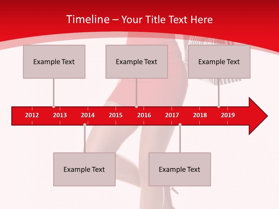 White Caucasian Attractive PowerPoint Template