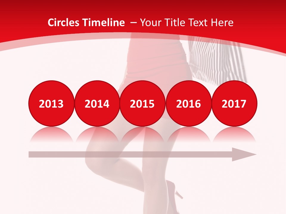 White Caucasian Attractive PowerPoint Template