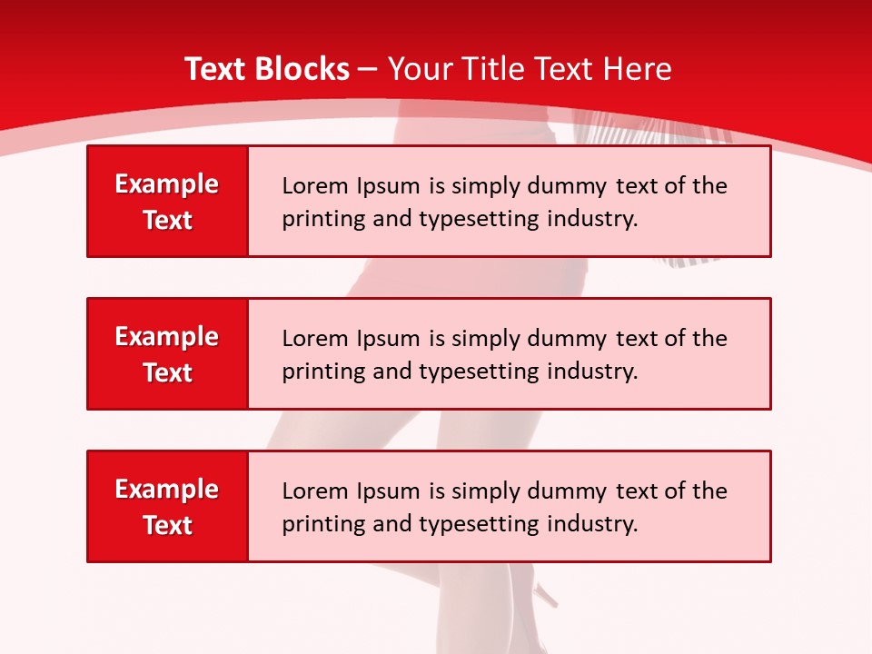 White Caucasian Attractive PowerPoint Template