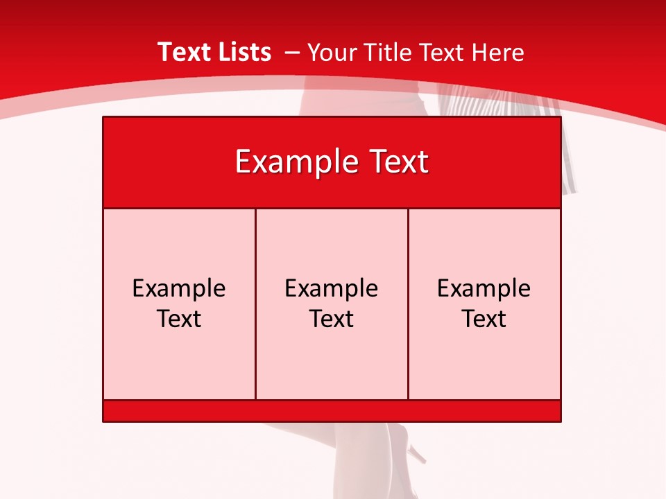 White Caucasian Attractive PowerPoint Template