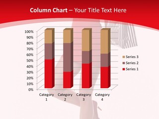 White Caucasian Attractive PowerPoint Template