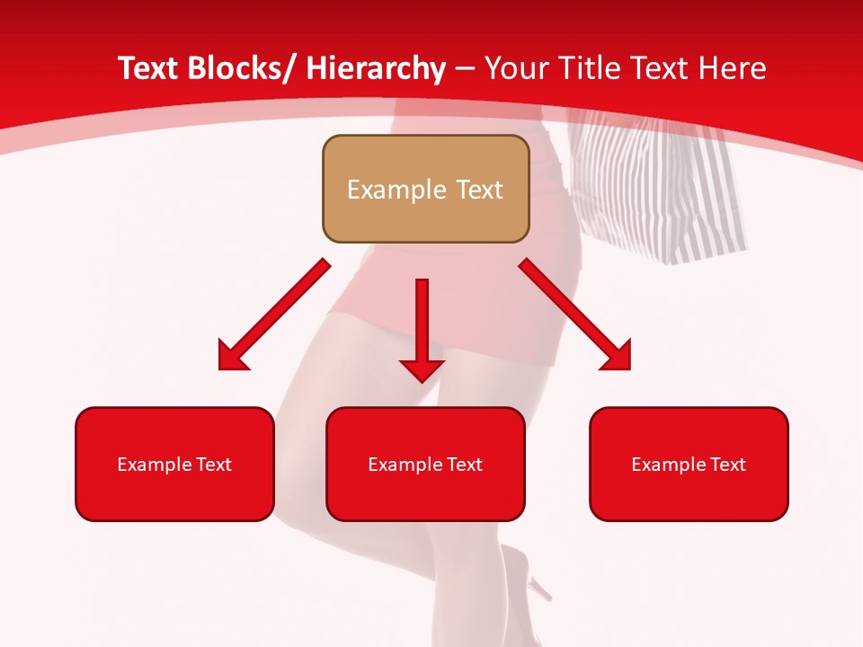White Caucasian Attractive PowerPoint Template