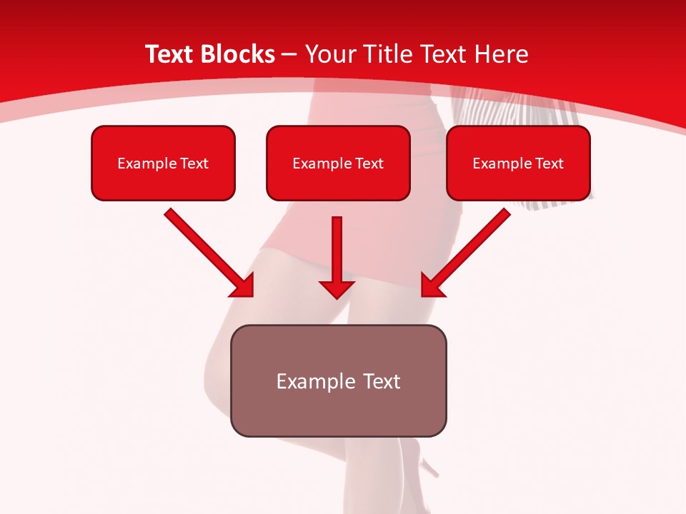White Caucasian Attractive PowerPoint Template