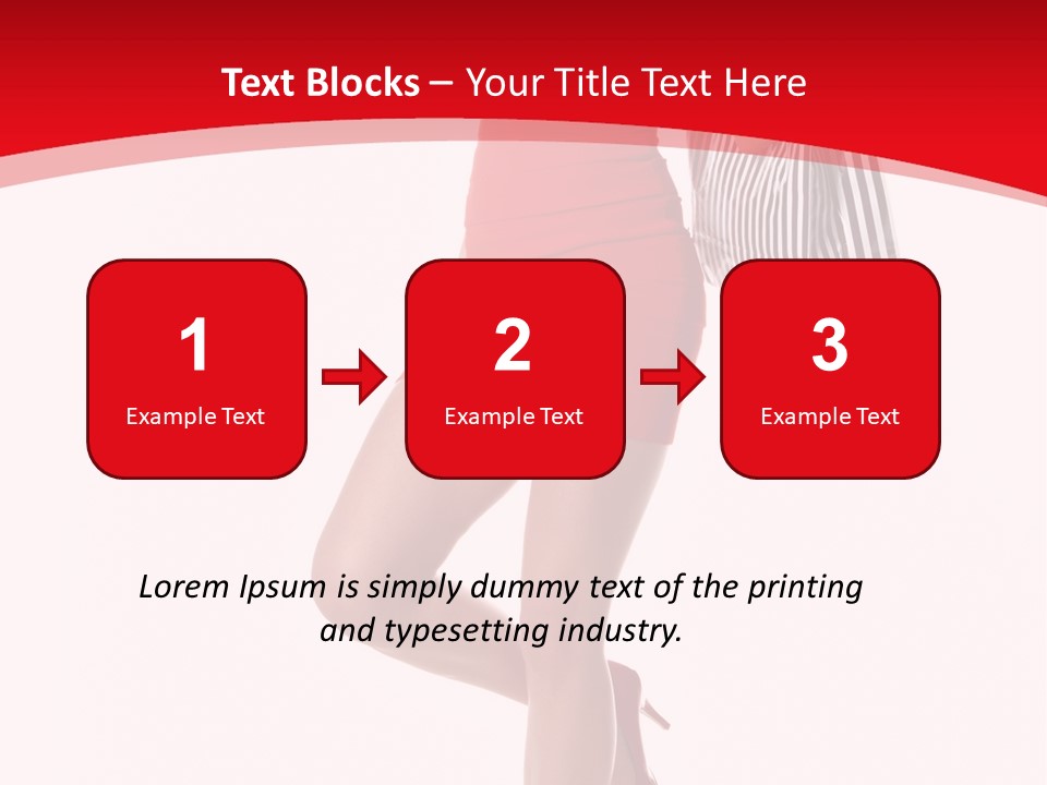 White Caucasian Attractive PowerPoint Template