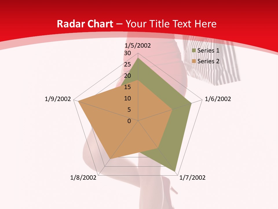 White Caucasian Attractive PowerPoint Template