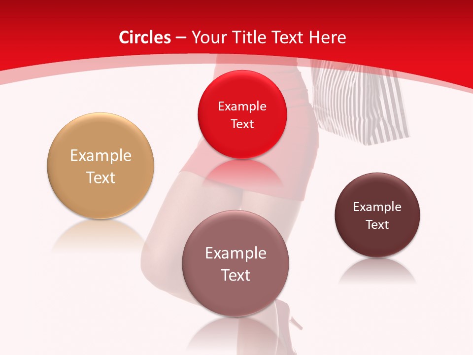 White Caucasian Attractive PowerPoint Template