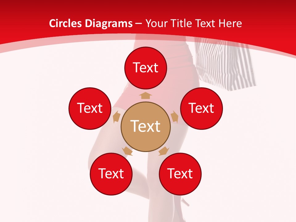 White Caucasian Attractive PowerPoint Template