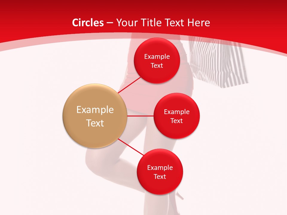 White Caucasian Attractive PowerPoint Template