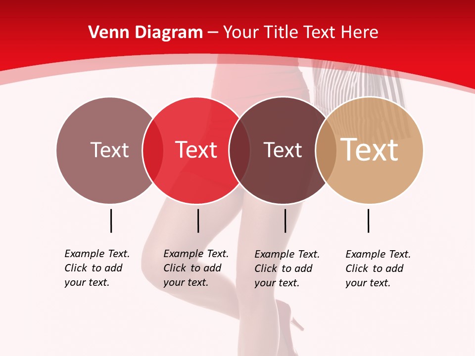 White Caucasian Attractive PowerPoint Template