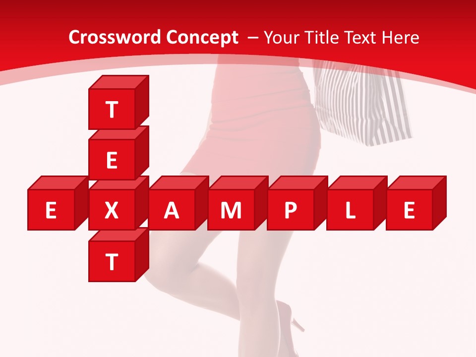 White Caucasian Attractive PowerPoint Template