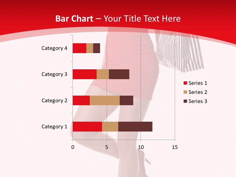 White Caucasian Attractive PowerPoint Template
