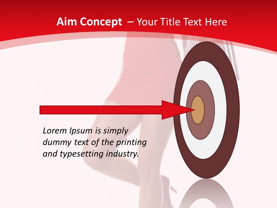 White Caucasian Attractive PowerPoint Template