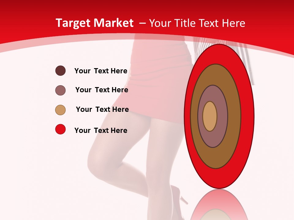 White Caucasian Attractive PowerPoint Template