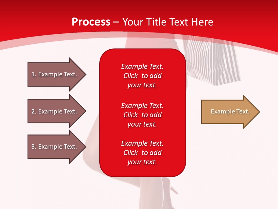 White Caucasian Attractive PowerPoint Template