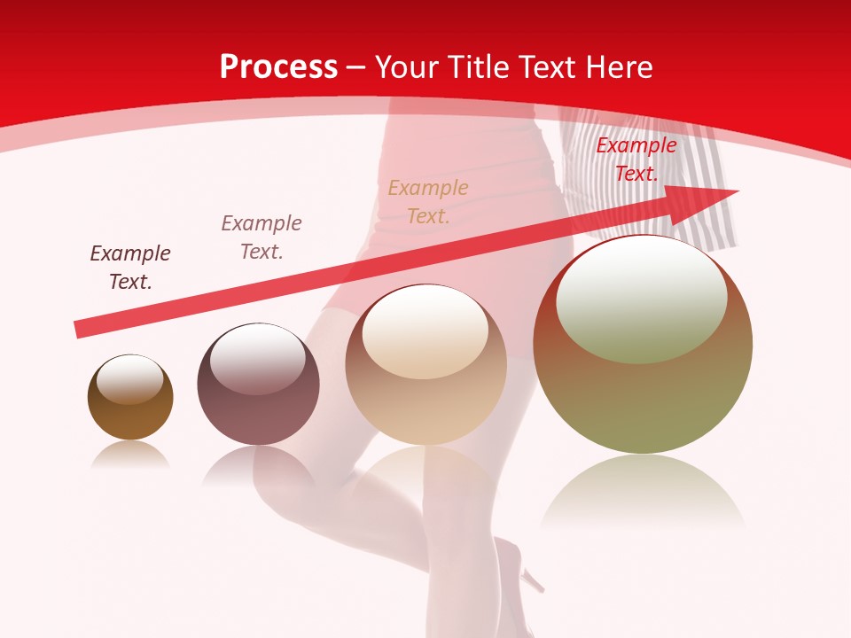 White Caucasian Attractive PowerPoint Template