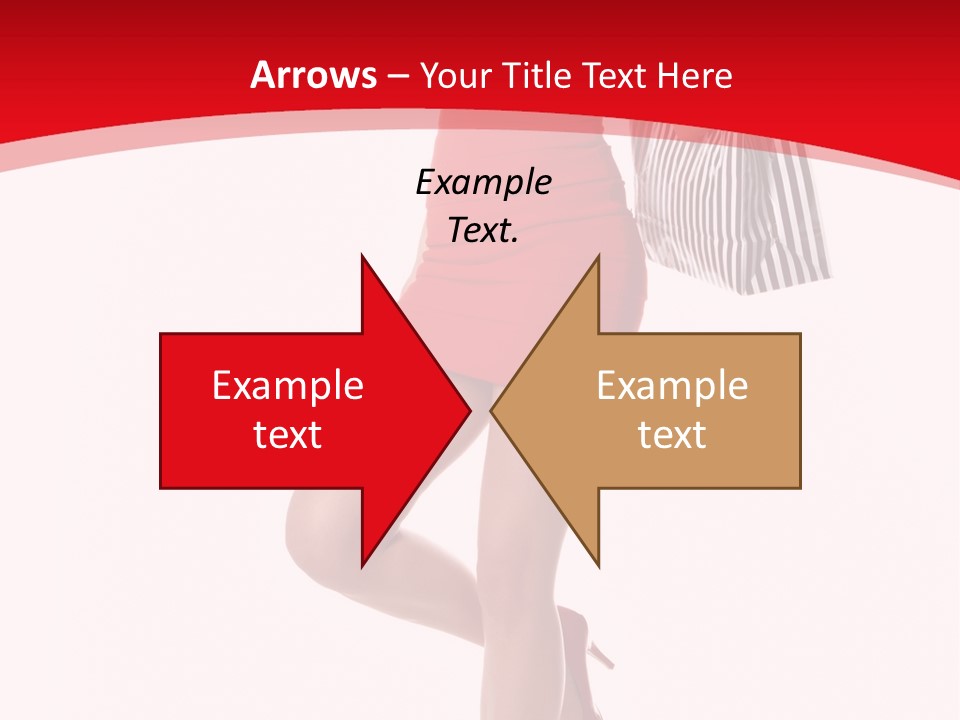 White Caucasian Attractive PowerPoint Template