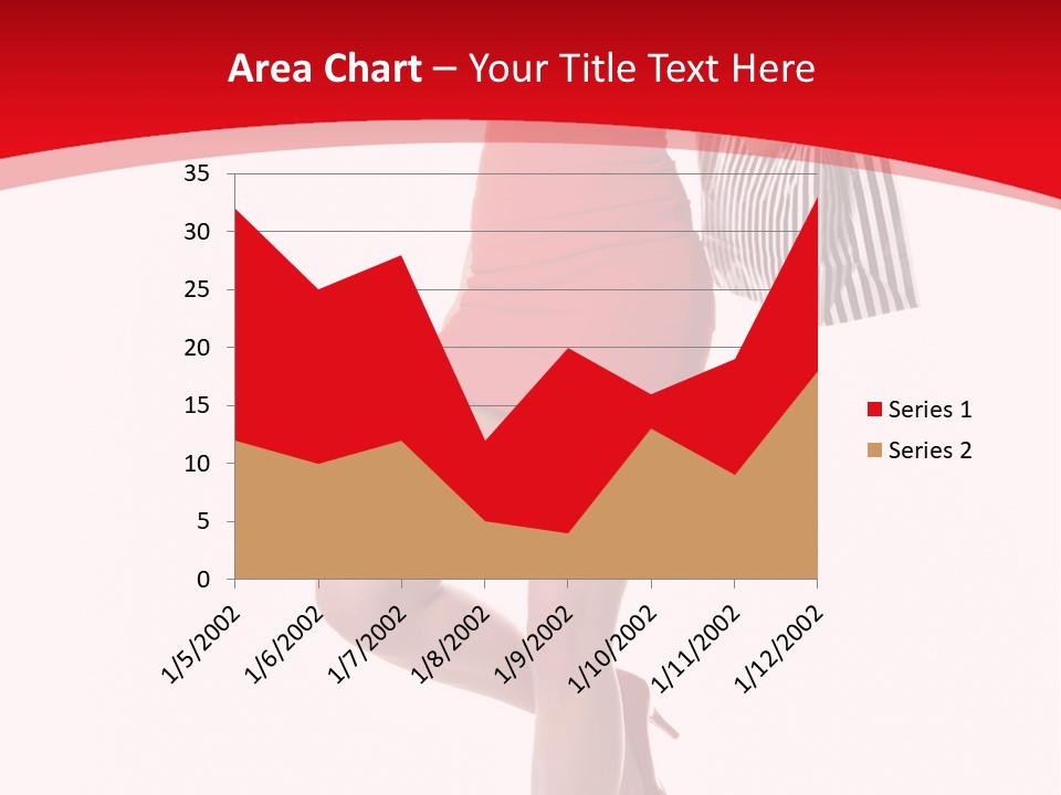 White Caucasian Attractive PowerPoint Template