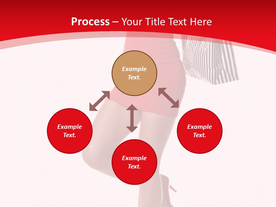 White Caucasian Attractive PowerPoint Template