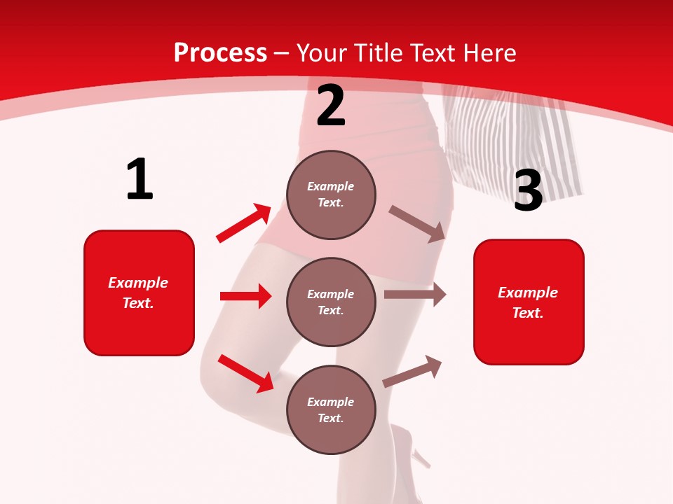 White Caucasian Attractive PowerPoint Template