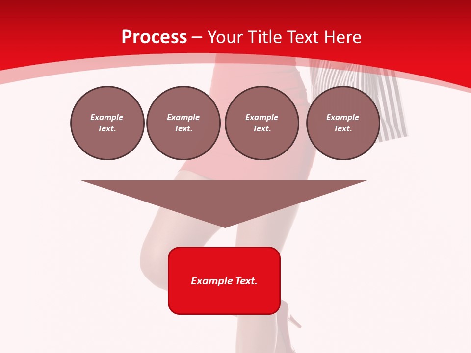 White Caucasian Attractive PowerPoint Template