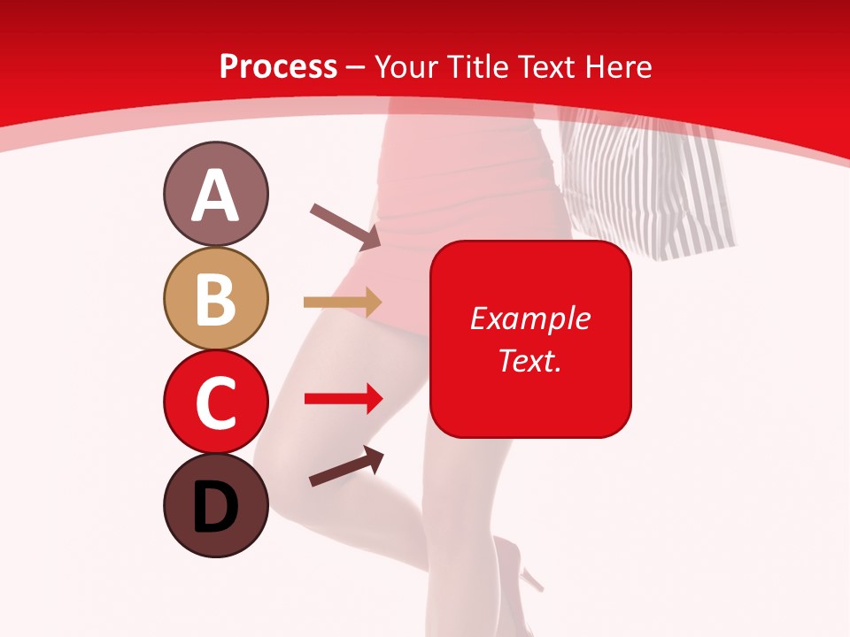 White Caucasian Attractive PowerPoint Template