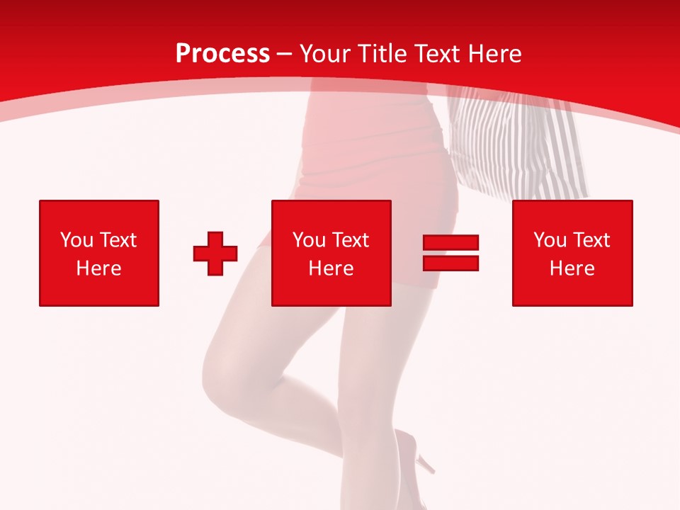 White Caucasian Attractive PowerPoint Template