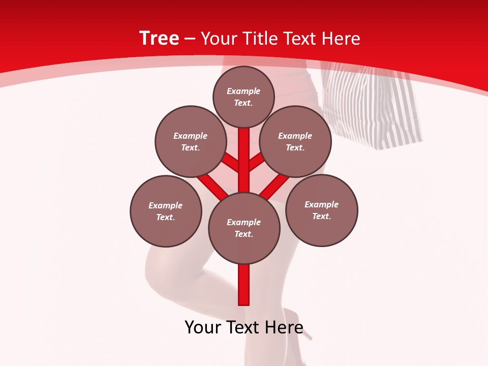 White Caucasian Attractive PowerPoint Template