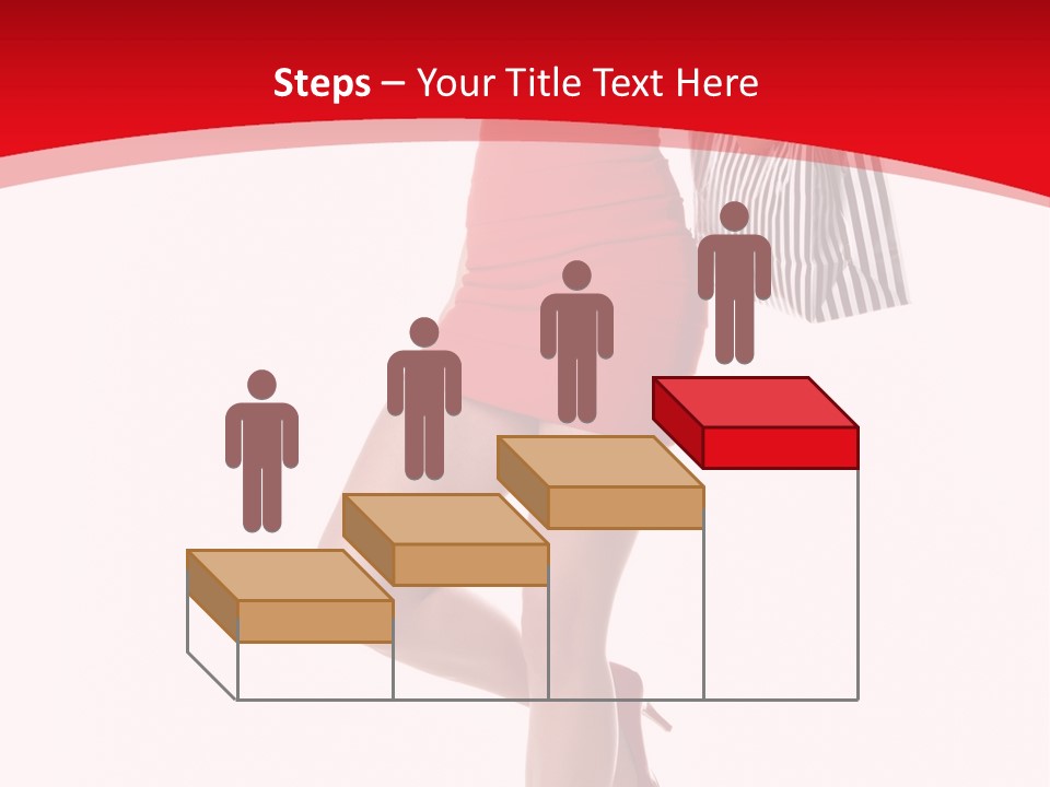 White Caucasian Attractive PowerPoint Template