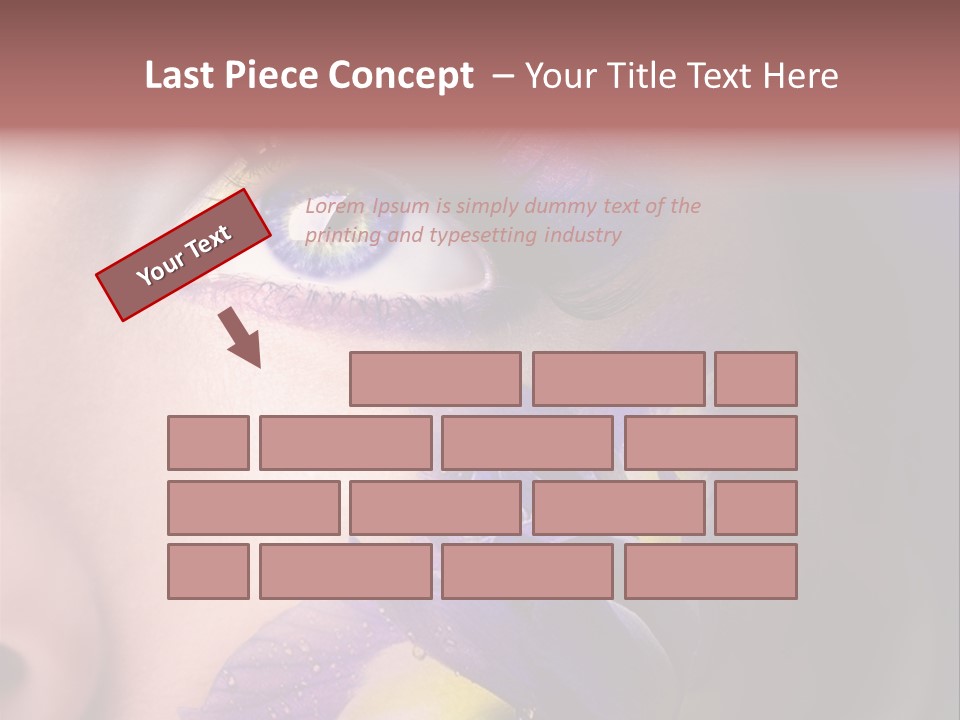 Lilac Violet Close Up PowerPoint Template