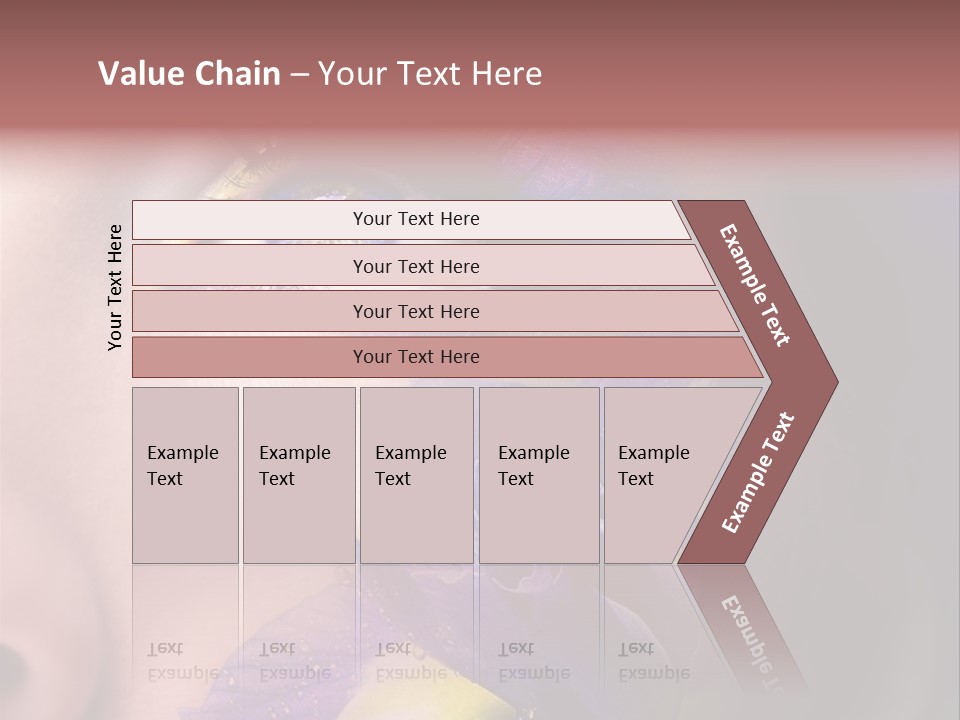 Lilac Violet Close Up PowerPoint Template