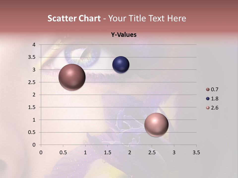 Lilac Violet Close Up PowerPoint Template