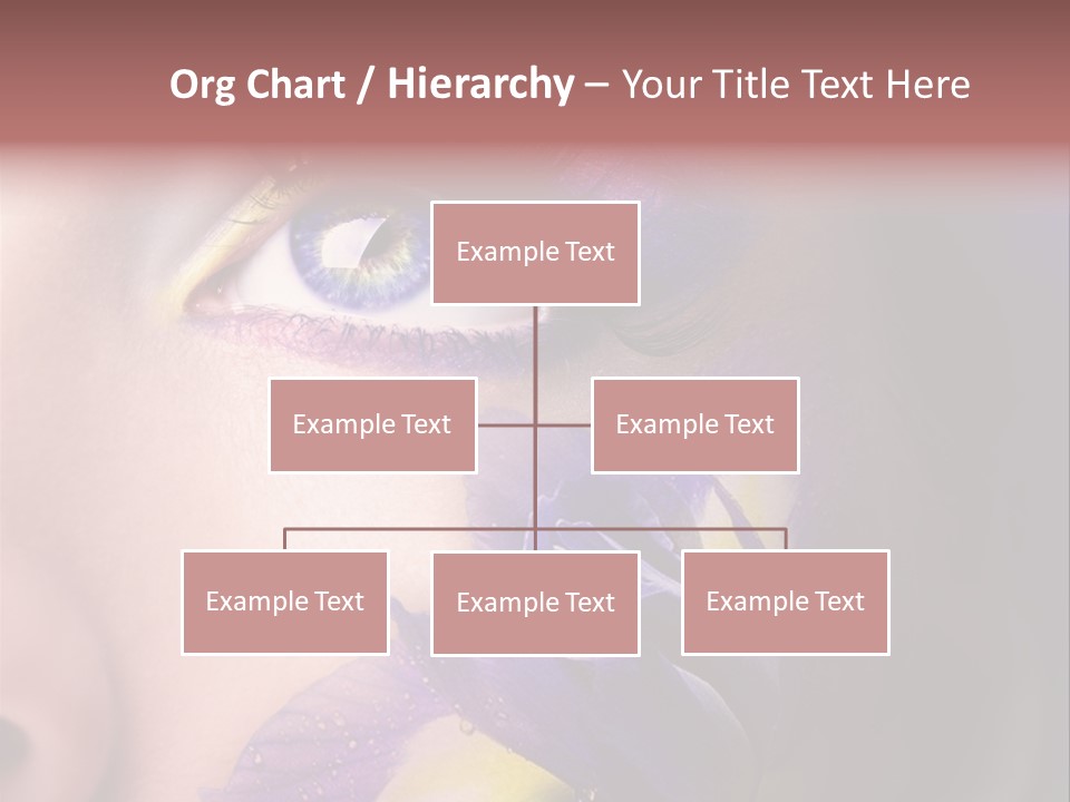 Lilac Violet Close Up PowerPoint Template