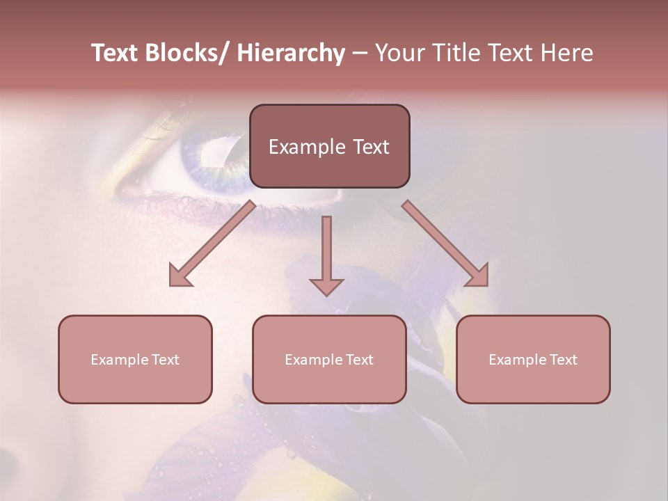 Lilac Violet Close Up PowerPoint Template